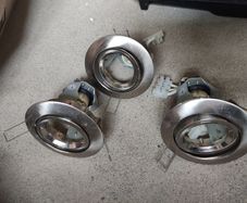 New silver wall /ceiling spotlights 14 each