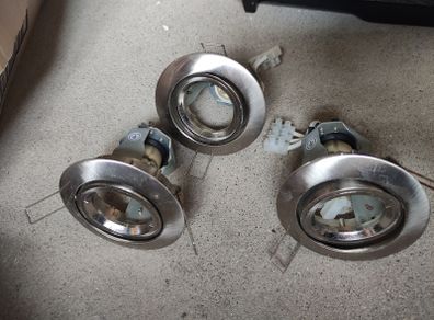New silver wall /ceiling spotlights 14 each