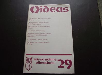 Department of Education Journal 'Oideas' autumn 1986, N29