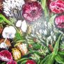 Beautiful vibrant still life oil painting on board Image 2