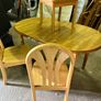 Extendable Dining table and 3 chairs Image 4