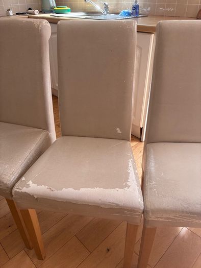 four dining chairs