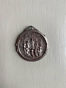 35mm medal John Paul II Pope saint Christopher protect us