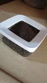 BRAND NEW 12x250 ml 12 PCS Kitchen Food Storage Box Container Set Organizer Square Vacuum Lid Airtight Jars Pantry Noodle Legume Cereals Rice Pasta