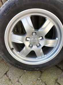 Original Audi wheels.