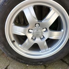 Original Audi wheels.