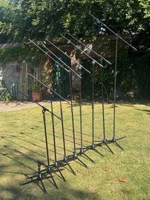 Microphone stands and cables