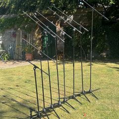 Microphone stands and cables