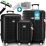 Set 3-Piece Trolley Suitcase Hard Shell M L XL Image 5