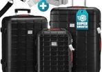 3-Piece Hard Shell Luggage Set Suitcase Set