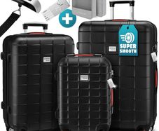 3-Piece Hard Shell Luggage Set Suitcase Set