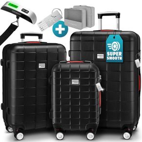 3-Piece Hard Shell Luggage Set Suitcase Set