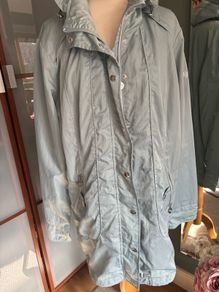 Normann Duck Egg Blue Rain Coat - Size 20