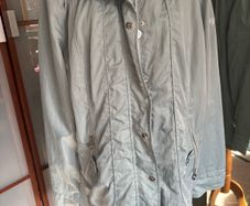 Normann Duck Egg Blue Rain Coat - Size 20