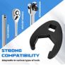 Wrench set, LIROPAU 15PCS Crowfoot Wrench Set, 3/8 and 1/2 Drive Crowfoot Flare Nut Wrench Set, 8-24 mm Metric Chromium Molybdenum Steel Open End Drive Crows feet Spanners Wrench Set, Crows Foot Spanner Set Image 5