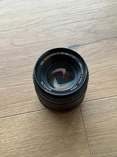 Minolta MD Rokkor-X 50mm f1.7 + Sony E Adapter
