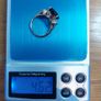 Royal Blue Sapphire Imitation 5.25 ct Gold plated Sterling silver 925 Image 8