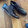Kurt Geiger Oxford Leather Laced Shoes - Grape Colour- Size 42 Image 8