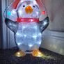 30cm Festive Acrylic Lit Penguin Indoor Outdoor Christmas Decoration Image 7