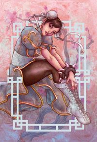 Alice Meichi Li "spring Beauty" Chun Li Print Street Fighter Ii Nintendo Sega Video Game Print