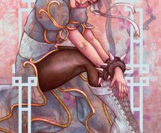 Alice Meichi Li "spring Beauty" Chun Li Print Street Fighter Ii Nintendo Sega Video Game Print