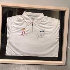 Signed and Framed Pat Rafter shirt