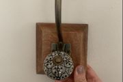 coat hanger decorative ceramic knob