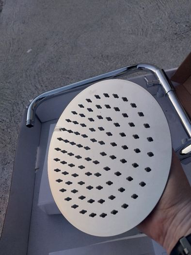 Chrome Rainfall Power Shower