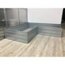 Raised flower beds for greenhouses galvanised steel Image 8