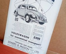 Vw Beetle Reproduction Ireland poster, Irish Memorabilia