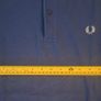 Fred Perry Men's M Twin Tipped Polo Royal Blue Yellow Stripe Image 4