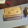 Two straw trinket boxes Image 2