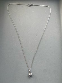 sterling silver heart necklace