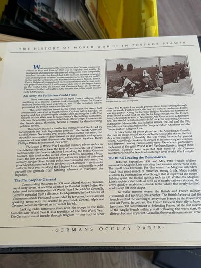 The History of World War II in post stamps