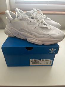 Adidas white Ozweego Trainers
