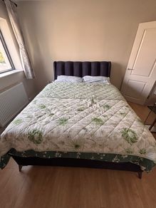 King sized Enzo Full Ottoman bed- Almost brand new
