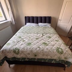 King sized Enzo Full Ottoman bed- Almost brand new
