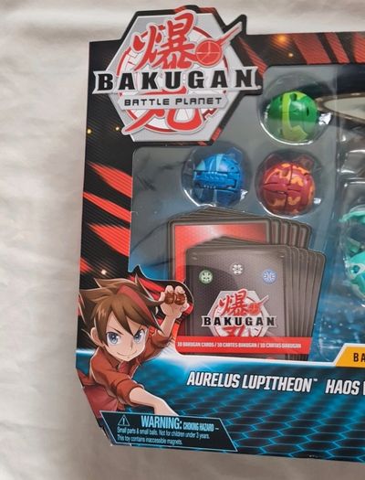 bakugan battle pack aurelus lupitheon - haos viserox brand new sealed