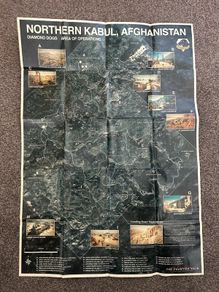 Konami Metal Gear Solid V The Phantom Pain Map Poster
