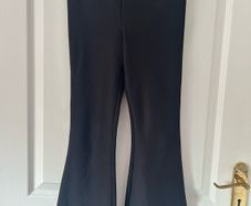 Girls Ribbed Flares Tracksuit Bottoms 8-9