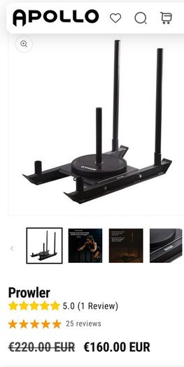 Appolo olympic pull sled
