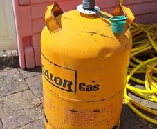 gas bottle empty