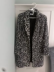 Stunning Leopard Print Gallery Coat / Never worn
