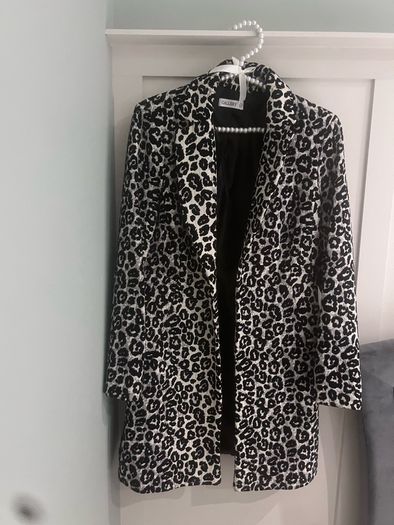 Stunning Leopard Print Gallery Coat / Never worn