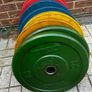 150kg olympic bumper weight plates Image 4