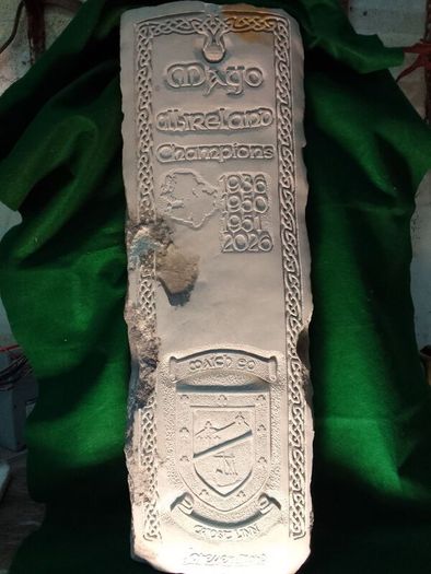 Mayo All-Ireland carved stone