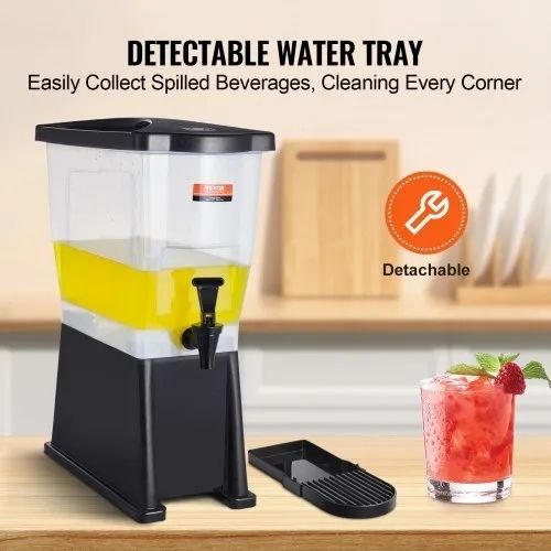 Beverage Dispenser, 3 Gallon Drink Dispenser for Parties, Plastic Juice Dispenser with Stand Spigot Lid, Iced Tea Lemonade Juice Water Dispenser