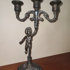 Vintage Brass Candle Holder