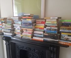 large collection of books