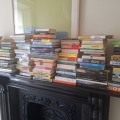 large collection of books